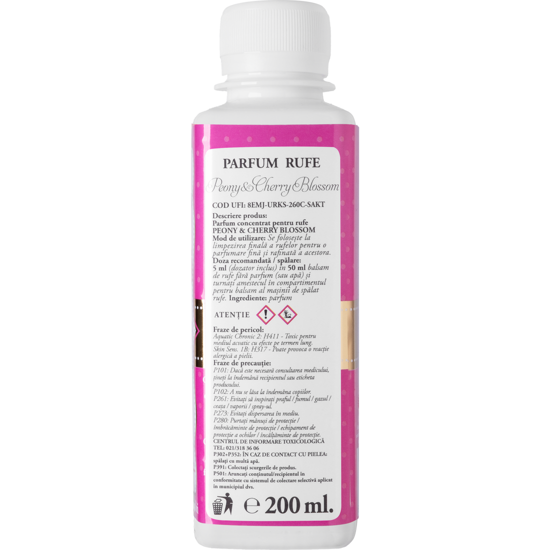 Peony & Cherry Blossom Laundry Perfume 200ml