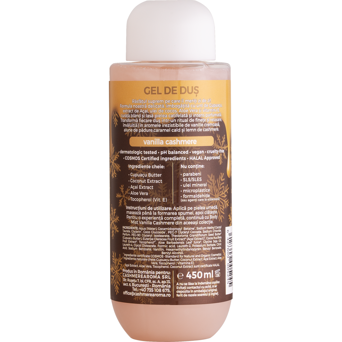 Vanilla Cashmere Shower Gel 450ml