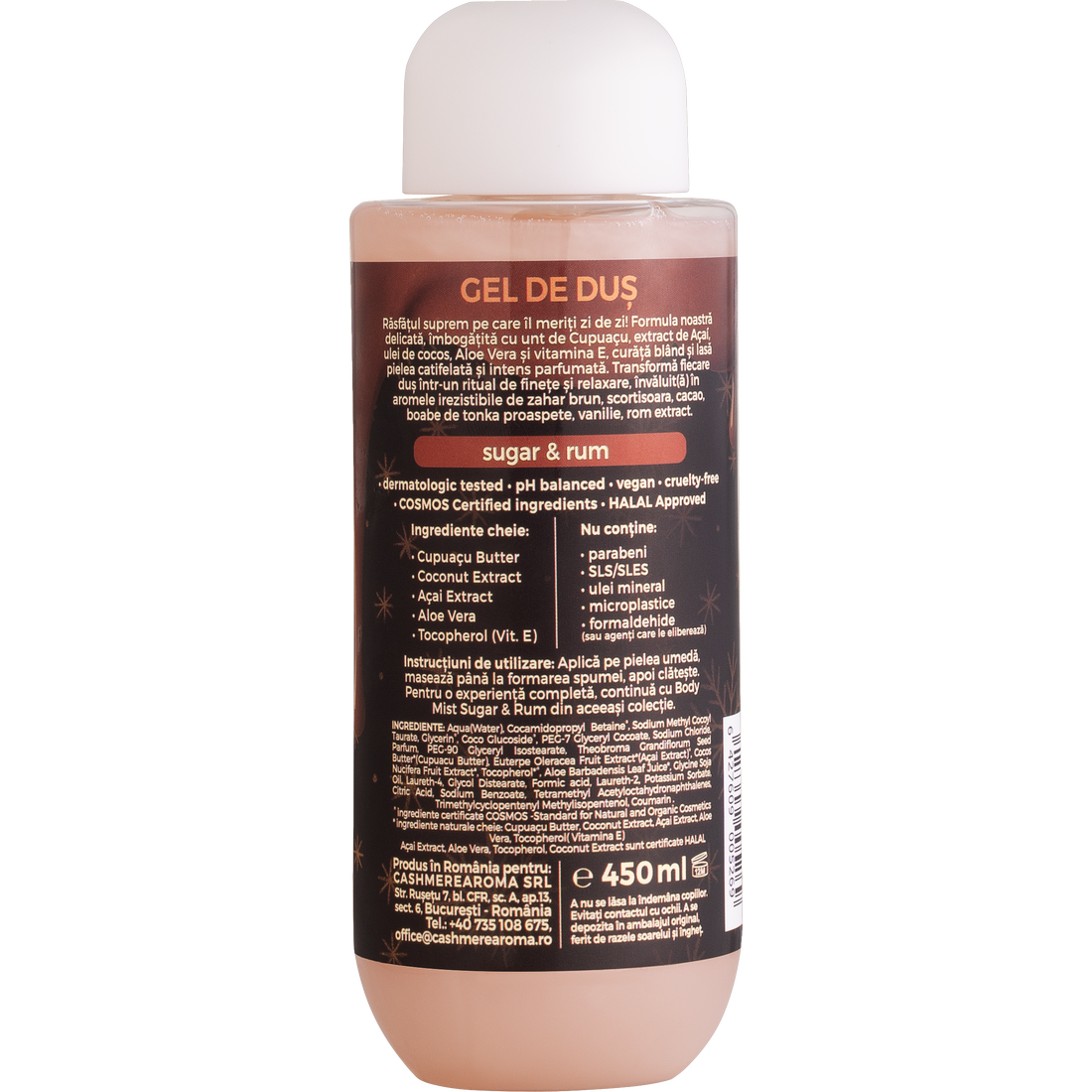 Sugar & Rum Shower Gel 450ml
