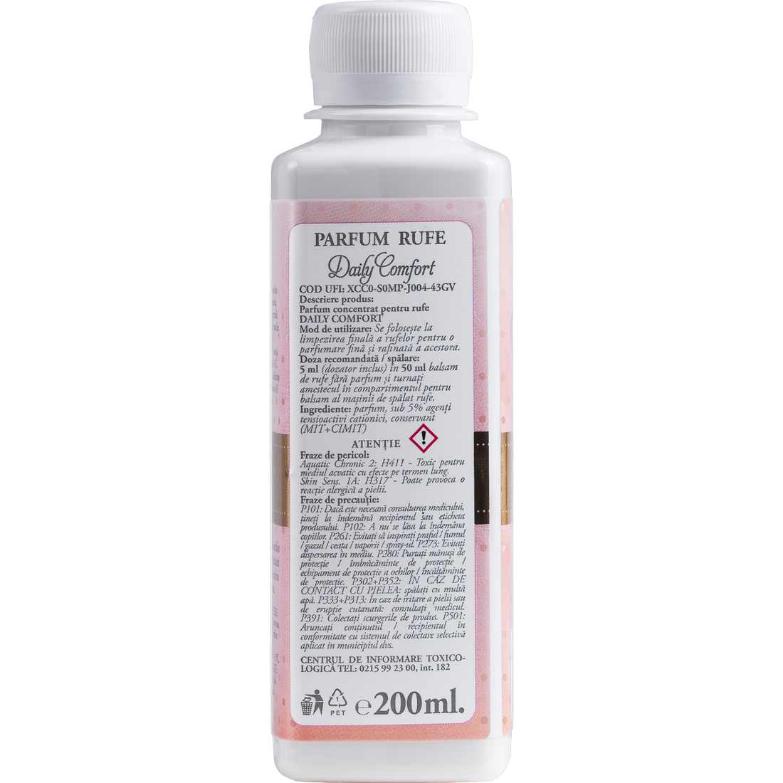 Daily Comfort Odourco Laundry Perfume (Active Odour Neutraliser), 200ml