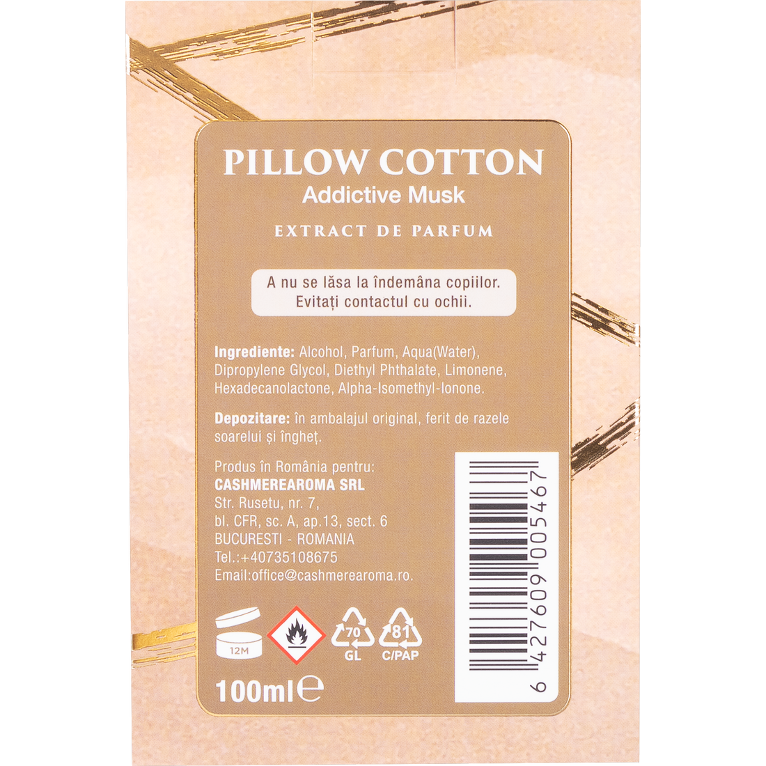 Pillow Cotton Addictive Musk Parfémový extrakt 100 ml