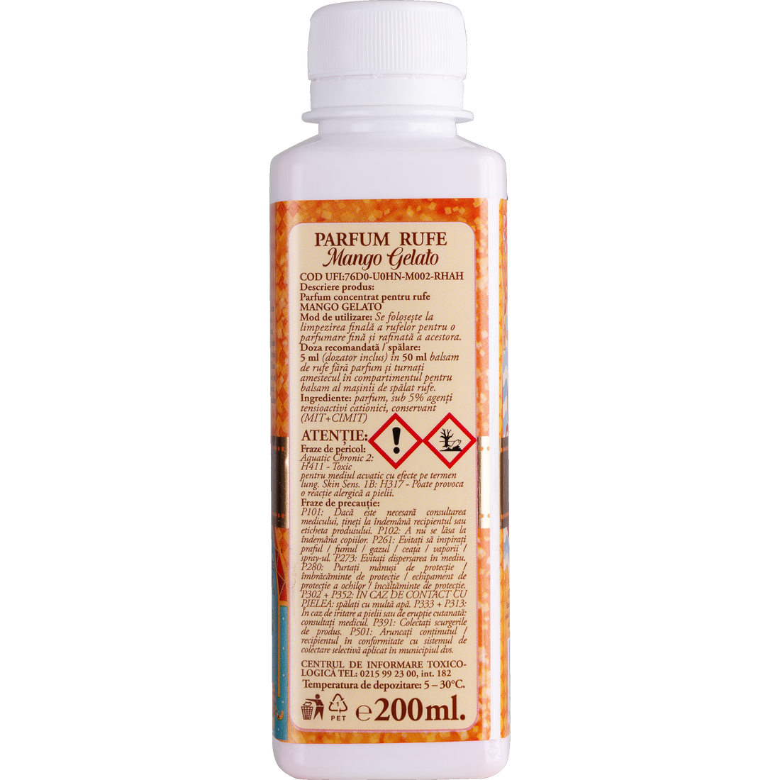 Mango Gelato Laundry Perfume „Timeless Aroma Boost” - Limited Edition, 200ml