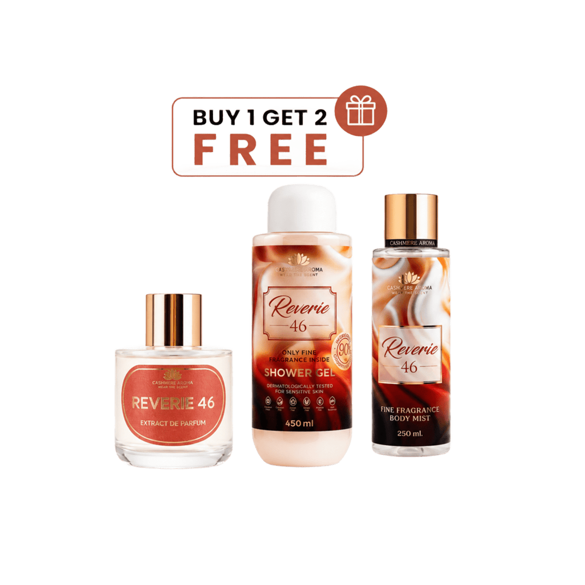 Reverie 46 Perfume Extract + FREE Shower Gel & Body Mist